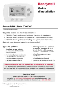 Honeywell Thermostat TH6220D 