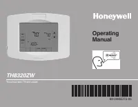 Honeywell Thermostat TH8320ZW 