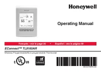 Honeywell Thermostat TL9160AR 