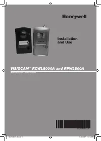 Honeywell VISIOCAM RCWL8000A 