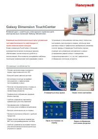 Honeywell Контрольные панели Galaxy Dimension (клавиатура To 