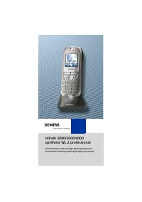 Siemens optiPoint WL2 professional