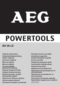 AEG BH 26LE 