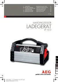 AEG Battery Charger LP 10.0 