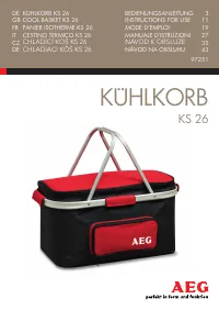 AEG Cooling Basket KS 26 