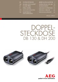 AEG Double Plug Socket DH 200 