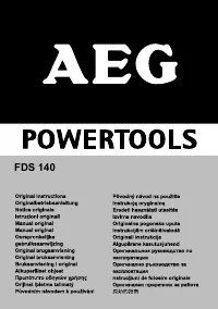 AEG FDS 140 