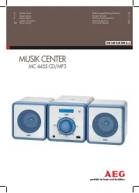 AEG MC 4455 CD-MP3 