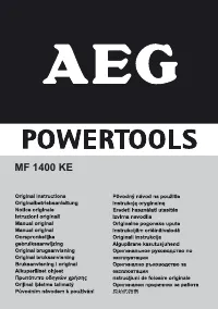 AEG MF 1400 KE 
