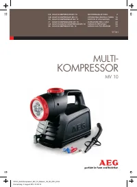AEG MULTI-COMPRESSOR MV 10 