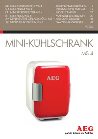 AEG Mini Fridge MS 4 