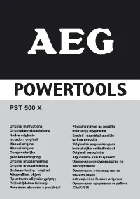 AEG PST 500 X 