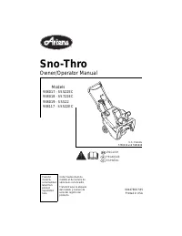 Ariens 938018 - SS722EC 