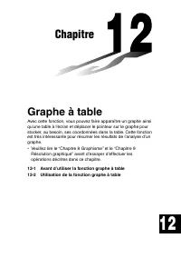 Casio CFX-9850GB PLUS Chapitre 12 