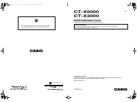 Casio CT-X5000 