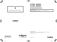 Casio CTK-2550 