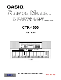 Casio CTK-4000 