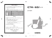 Casio CTK-651 