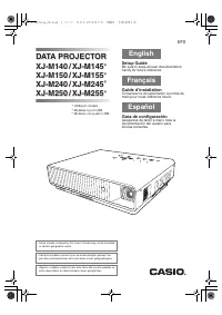 Casio XJ-M140 (A9****) Fonctionnement de base 