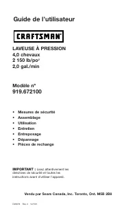 Craftsman 919.672240 