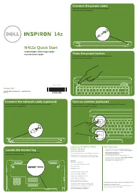 Dell Inspiron 14z (N411z, Late 2011) 