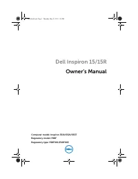 Dell Inspiron 15R 5537 