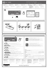 Dell KM632 Desktop Wireless Keyboard and Mouse 