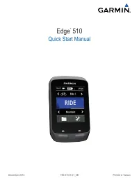 Garmin Edge 510 