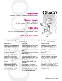 Graco Highchair 