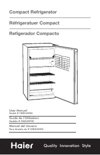Haier Compact Refrigerator HSE04WNC 