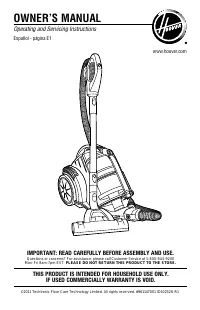 Hoover SH40080 