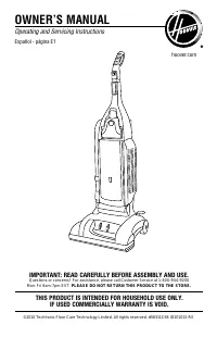 Hoover U6485900 
