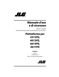 Jlg 4017PS Platforms Operator Manual 