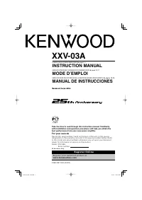 Kenwood 25th Anniversary Products XXV-03A 