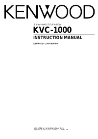 Kenwood KVC-1000 