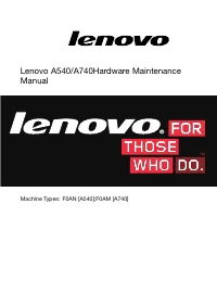 Lenovo A740 