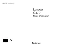 Lenovo C470 All in One 