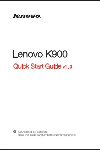 Lenovo K900 