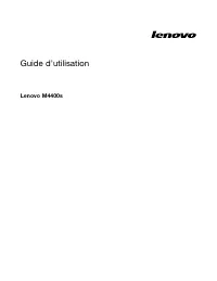 Lenovo M4400s notebook 