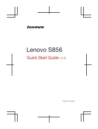 Lenovo S856 Smartphone 