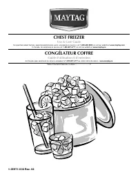 Maytag Chest freezers 