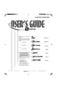 Maytag ELECTRIC COOKSTOP 