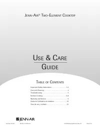 Maytag Jenn-Air Two-Element Cooktop 