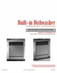 Maytag MDB6000AWW Installation 