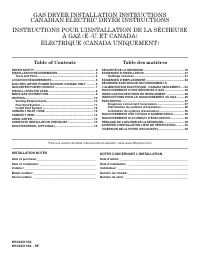 Maytag MGD7000XW Installation 