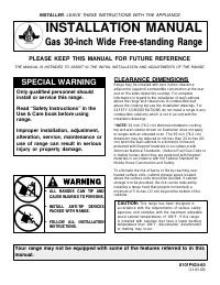 Maytag MGR4451BDS - 30 Inch Gas Range 