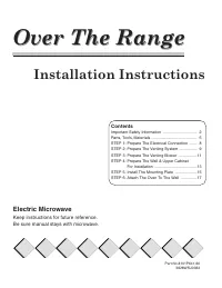 Maytag MMV5207ACQ Installation 