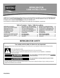 Maytag MSD2576VEA - 25' Dispenser Refrigerator 