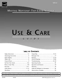 Maytag NEPTUNE FAV9800AWQ 