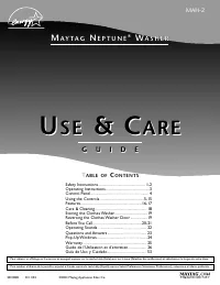 Maytag NEPTUNE MAH-2 